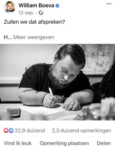 William Boeva-Facebook-Verstandeljke beperking
