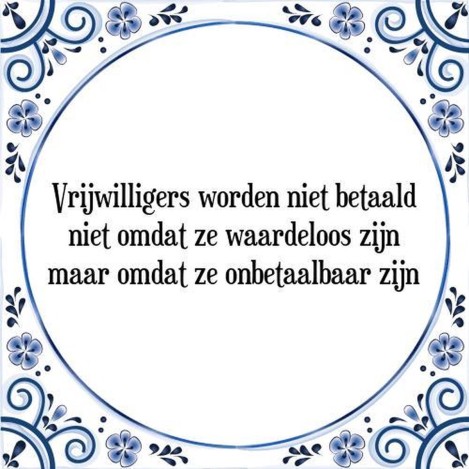Vrijwilligers tegel