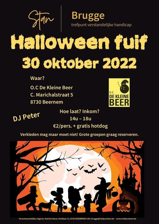Halloweenfuif 2022 Brugge
